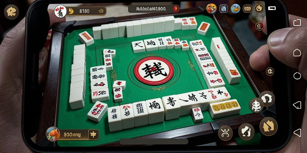 Screenshot gameplay Mahjong yang menampilkan tantangan puzzle.