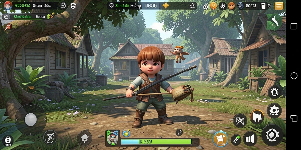Tampilan gameplay ADG62 yang menarik dan interaktif dalam dunia simulasi.