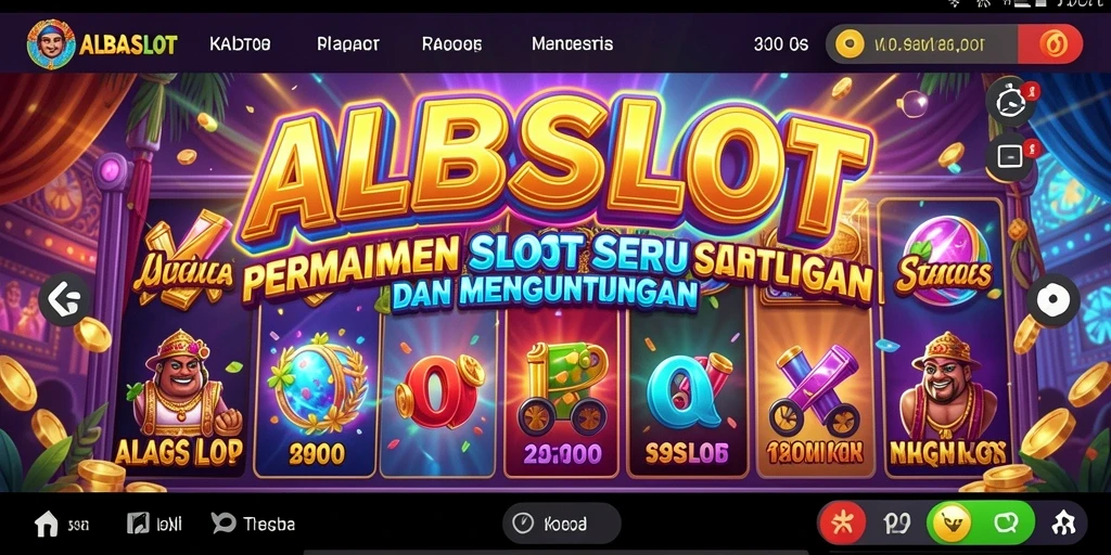 Screenshot gameplay ALBASLOT menampilkan keseruan bermain slot.