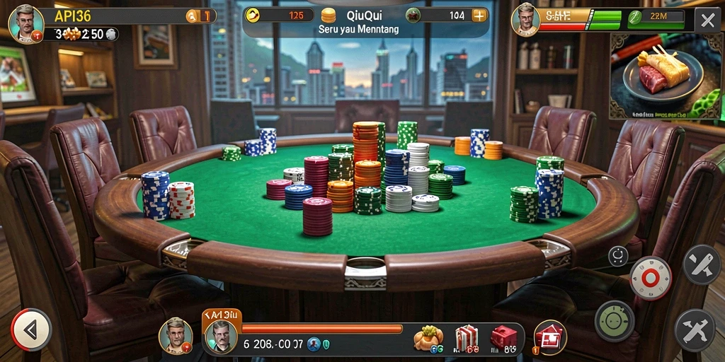 Gameplay seru QiuQiu di API36 dengan grafis menawan.