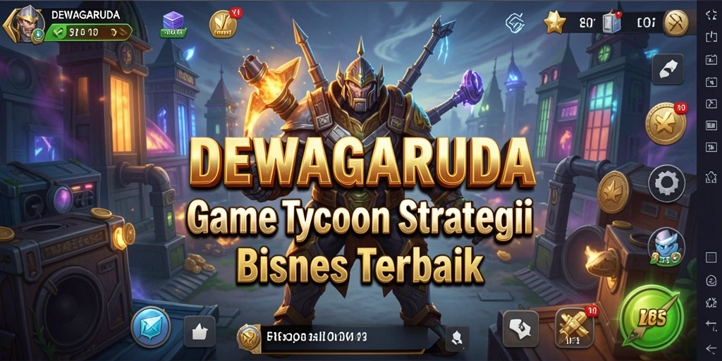Tampilan gameplay DEWAGARUDA yang penuh strategi.