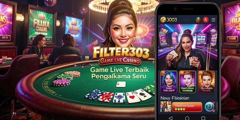 Tampilan gameplay Live Casino yang menarik di FILTER303.