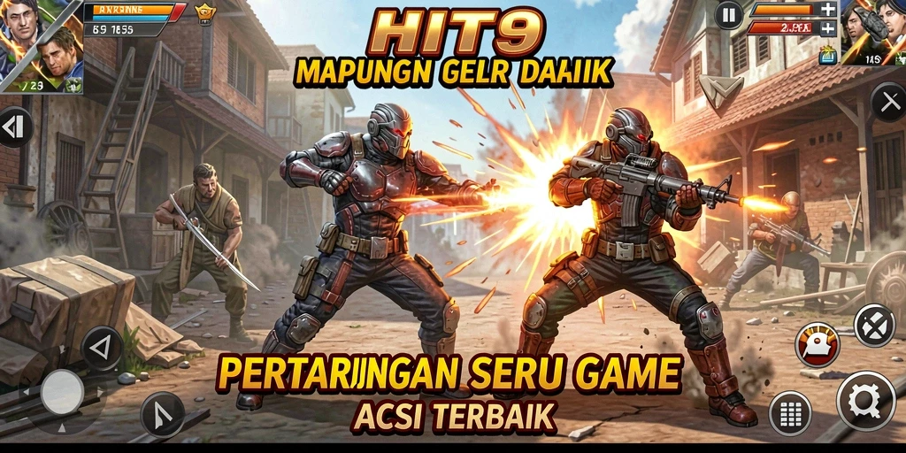 Tampilan seru dari gameplay HIT9 dengan aksi yang intens.