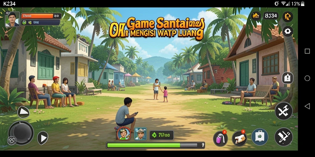 Tampilan gameplay K234 yang menarik dan santai.