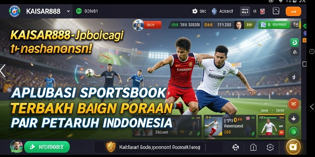 Tampilan utama KAISAR888 menampilkan antarmuka sportsbook yang interaktif dan menarik.