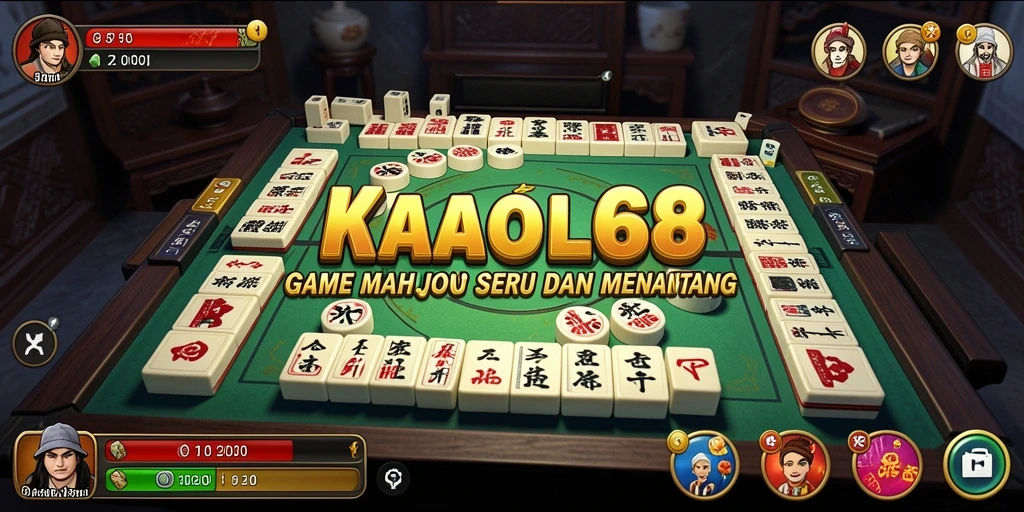 Tampilan gameplay menarik dari KAOL68 dengan grafis Mahjong yang memukau.