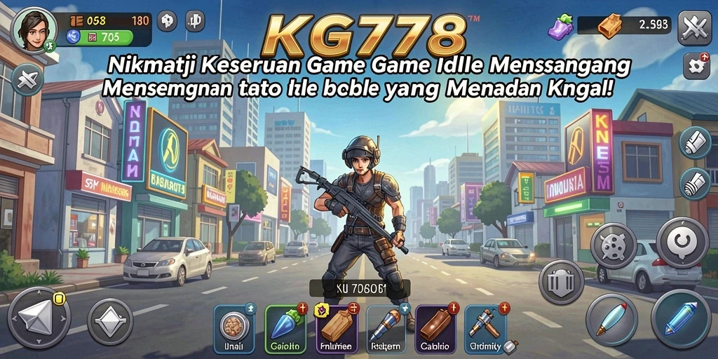 Tampilan gameplay KG778 yang mudah dan menarik di genre Idle.