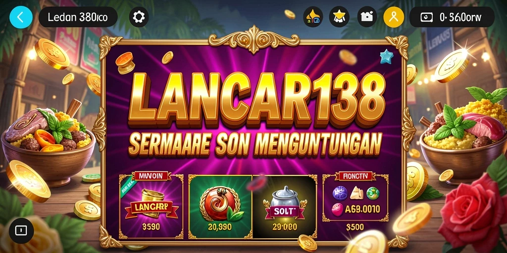 Tampilan gameplay LANCAR138 yang menarik dan penuh warna.