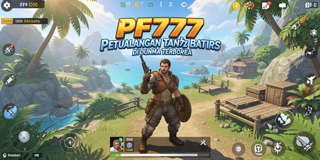 Tampilan gameplay PF777 yang epik dalam dunia terbuka.