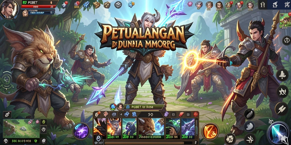 Tampilan seru dalam gameplay PGBET MMORPG yang menarik.