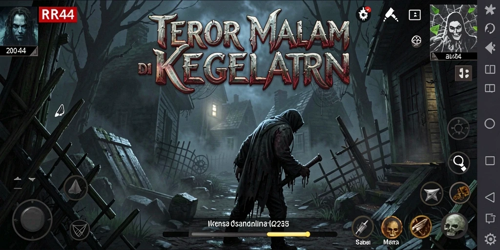 Screenshot gameplay menakutkan dari RR44 yang memperlihatkan suasana mencekam.