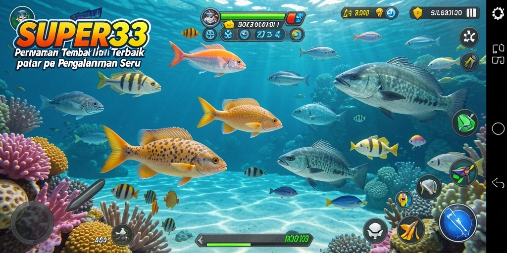 Tangkapan ikan besar dalam gameplay SUPER33 yang seru.