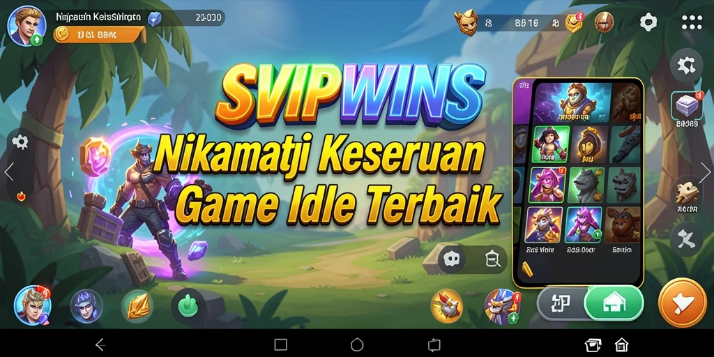 Tampilan gameplay menarik dari SVIPWINS yang menggambarkan pengalaman Idle.