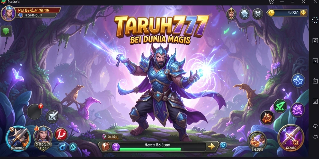 Tangkapan layar TARUH777 menunjukkan gameplay menegangkan di dunia petualangan.